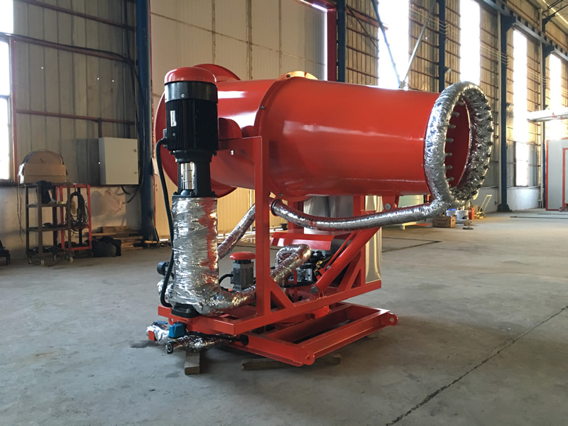 60米双泵固定式远程防爆雾炮机(煤场、矿场专用)。